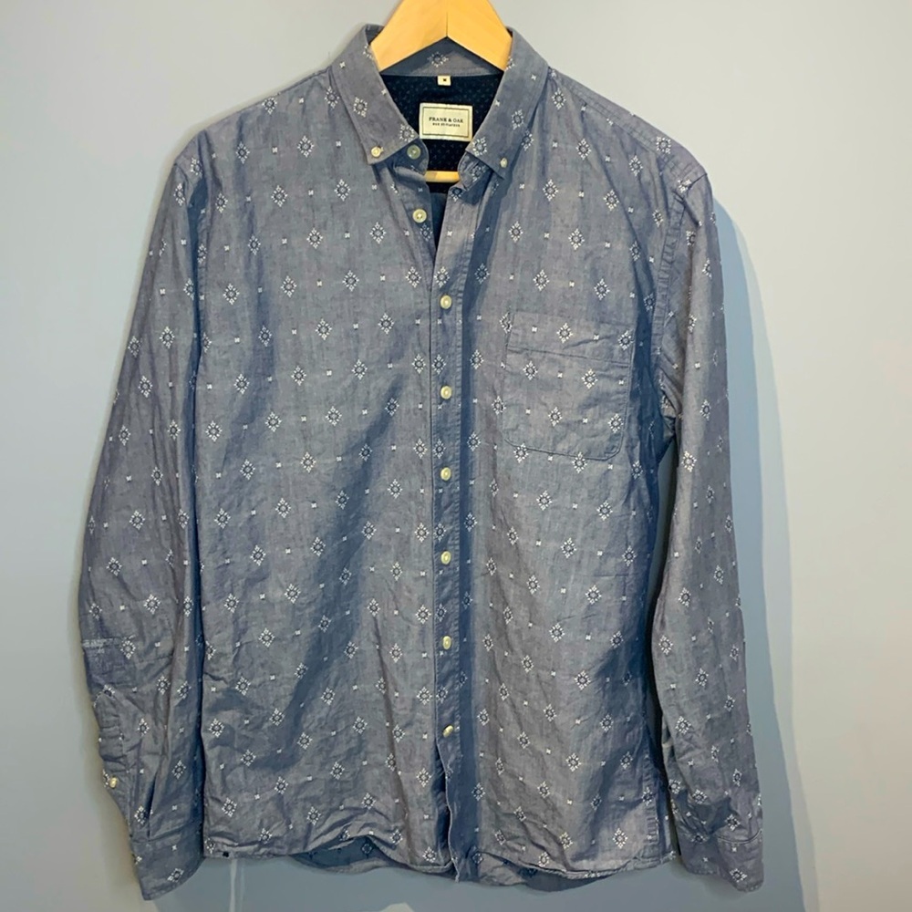 Frank & Oak 100% Cotton Button Down Shirt